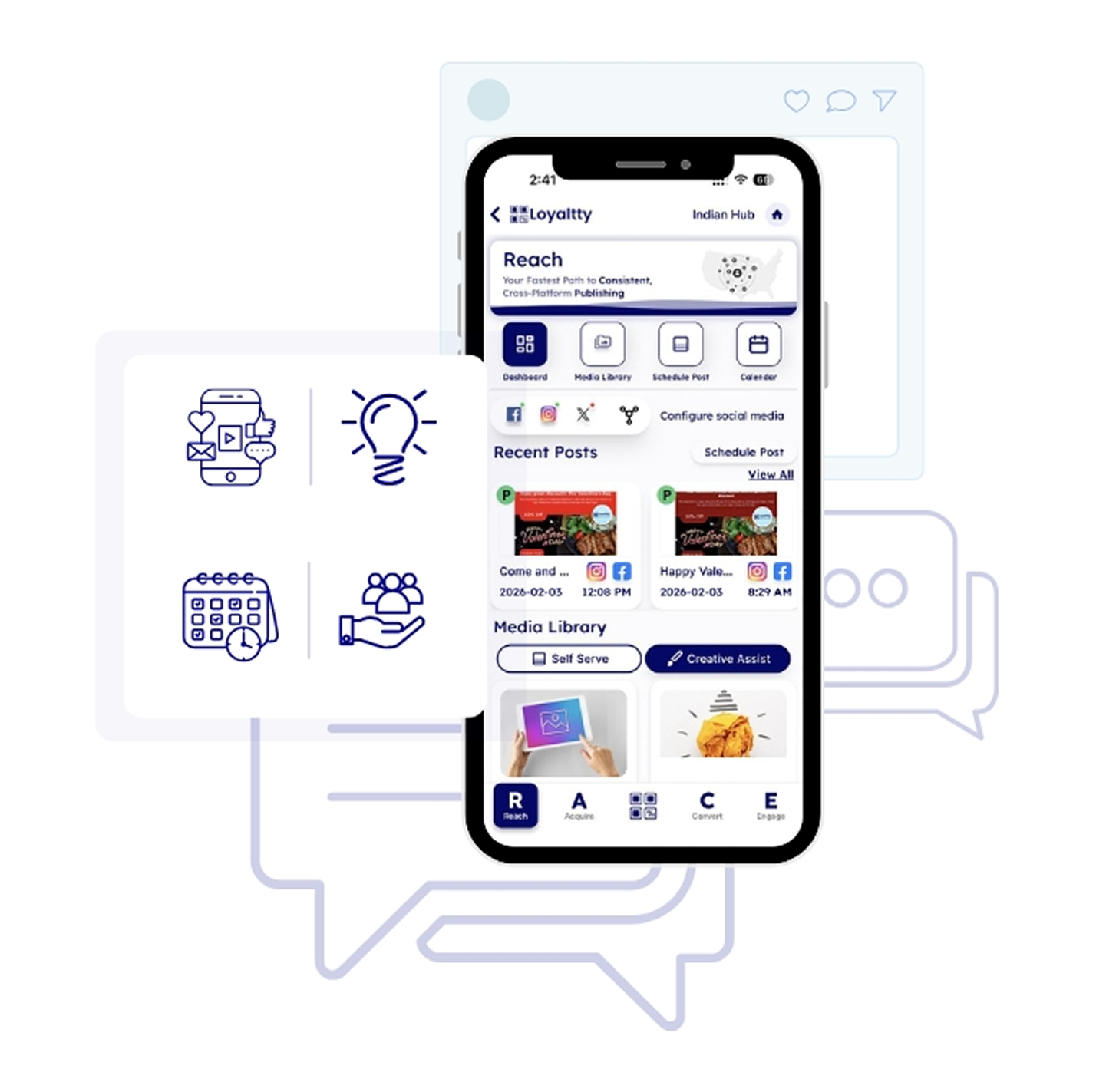 REACH - on Social Media