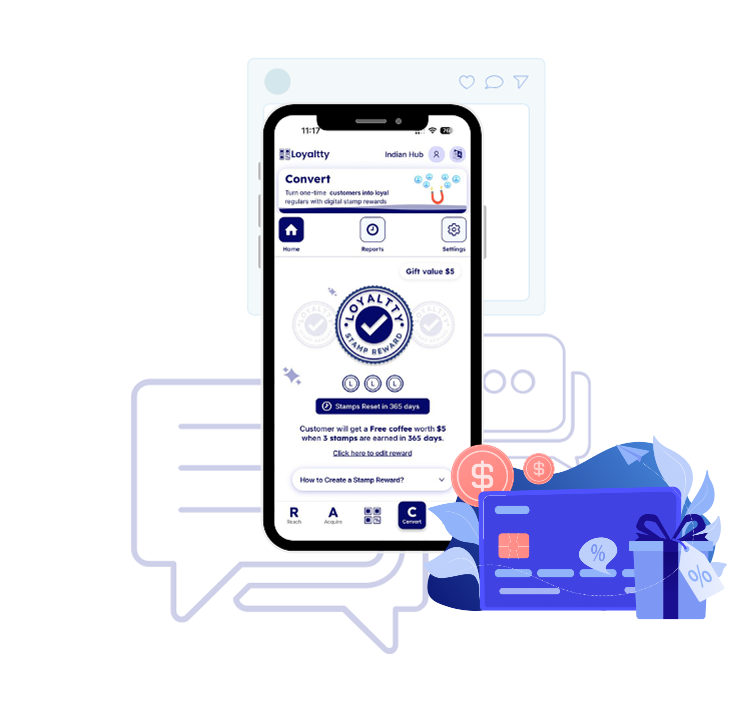 CONVERT - through Stamps